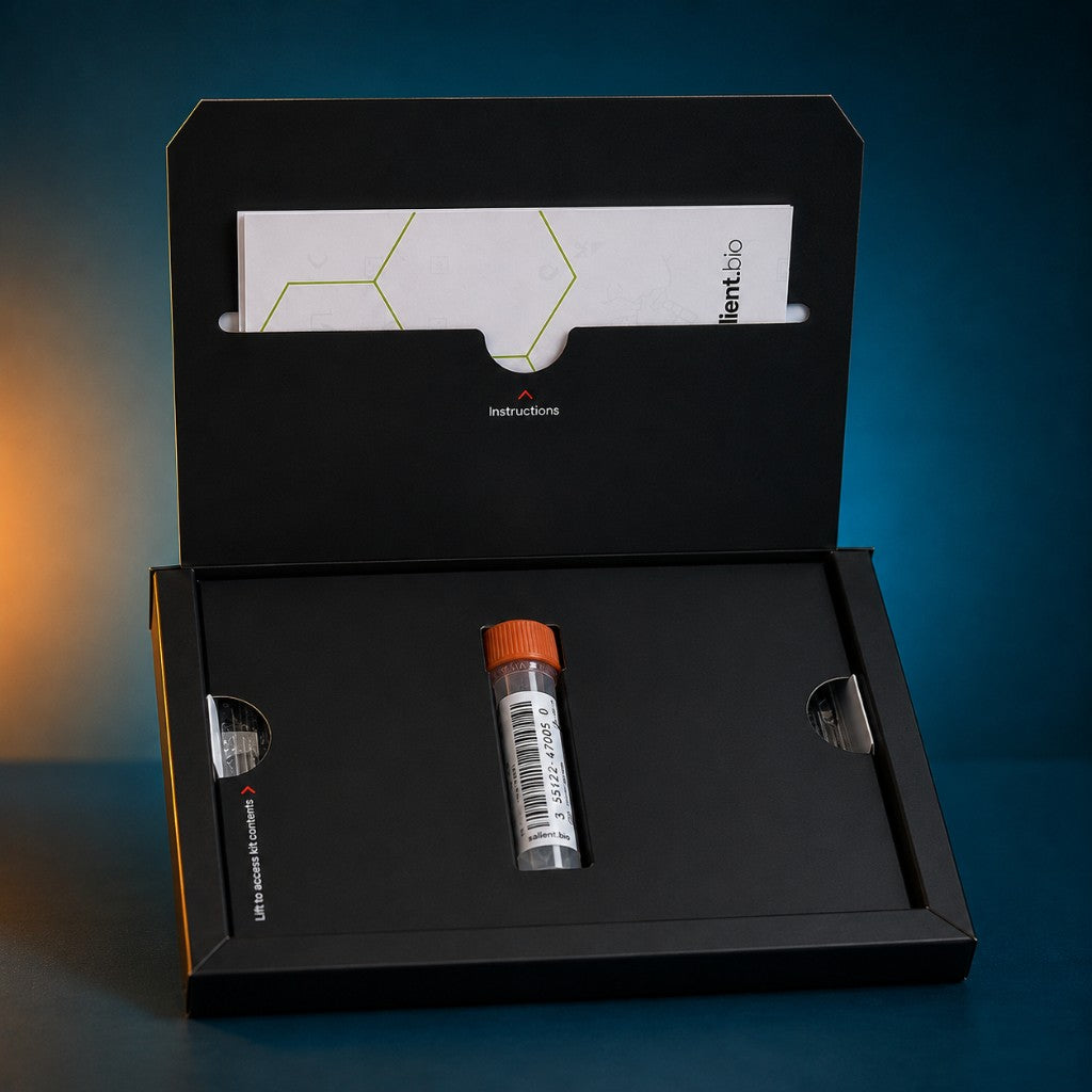 Open Gut Health kit with collection components
